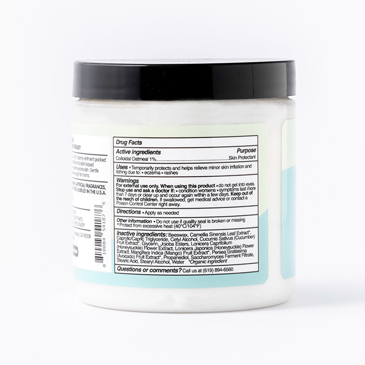 Drug Facts for All Over Ointment with Collodial Oatmeal